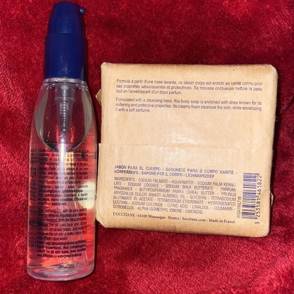 Loccitane travel size  bundle Shea cleansing oil and Shea Milk soap - Picture 5 of 12